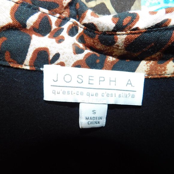 JOSEPH A.~ BEAUTIFUL SLEEVELESS WITH POCKET OVER YOUR HEAD LEOPARD~SZ SMALL - Picture 4 of 4